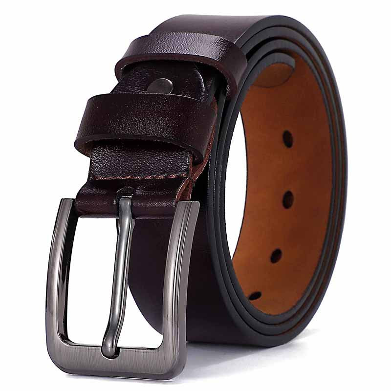 Men's Genuine Leather Needle Buckle Belt