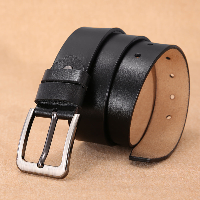Men's Genuine Leather Needle Buckle Belt