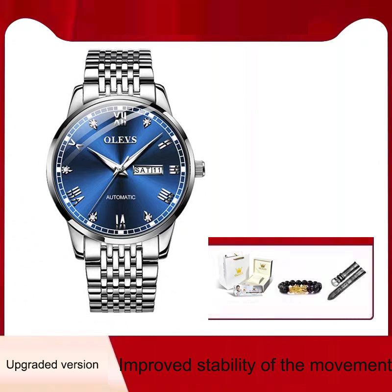 Men's Watch Men's Mechanical Watch Fully Automatic Simple Wind Waterproof Night Light Watch