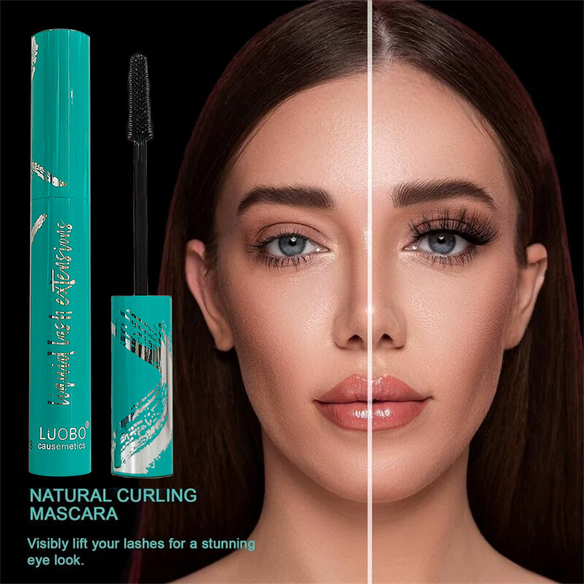 Green Box Waterproof Volumizing Mascara – Long-Lasting & Smudge-Proof