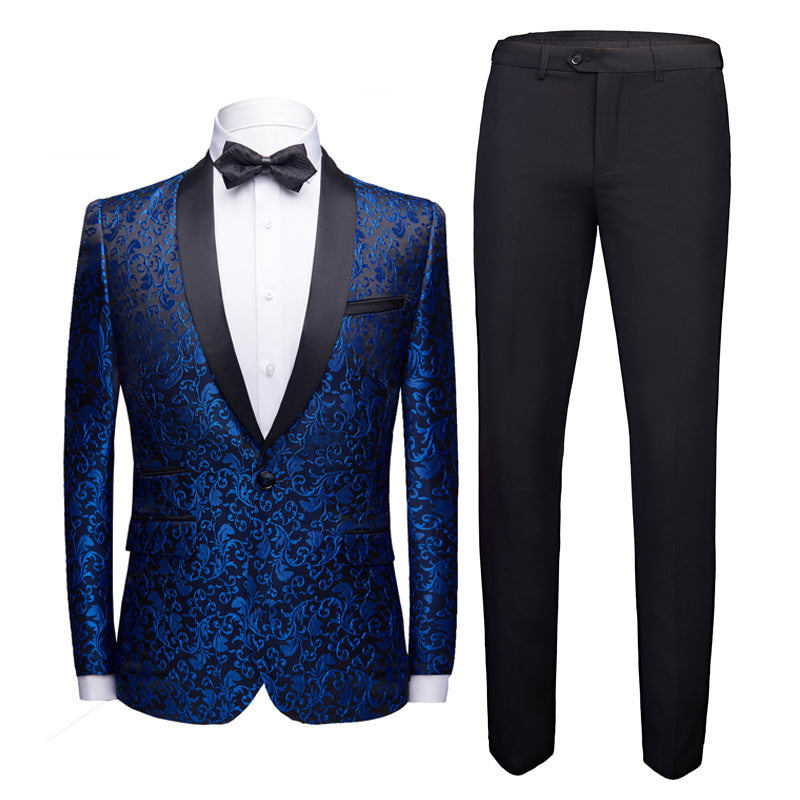 Men's Slim Fit 3-Piece Suit – Blazer, Pants & Vest
