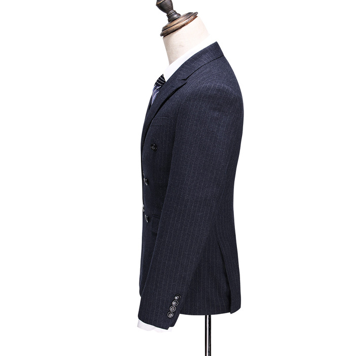 Men's 3-Piece Striped Suit – Slim-Fit Business & Formal Set