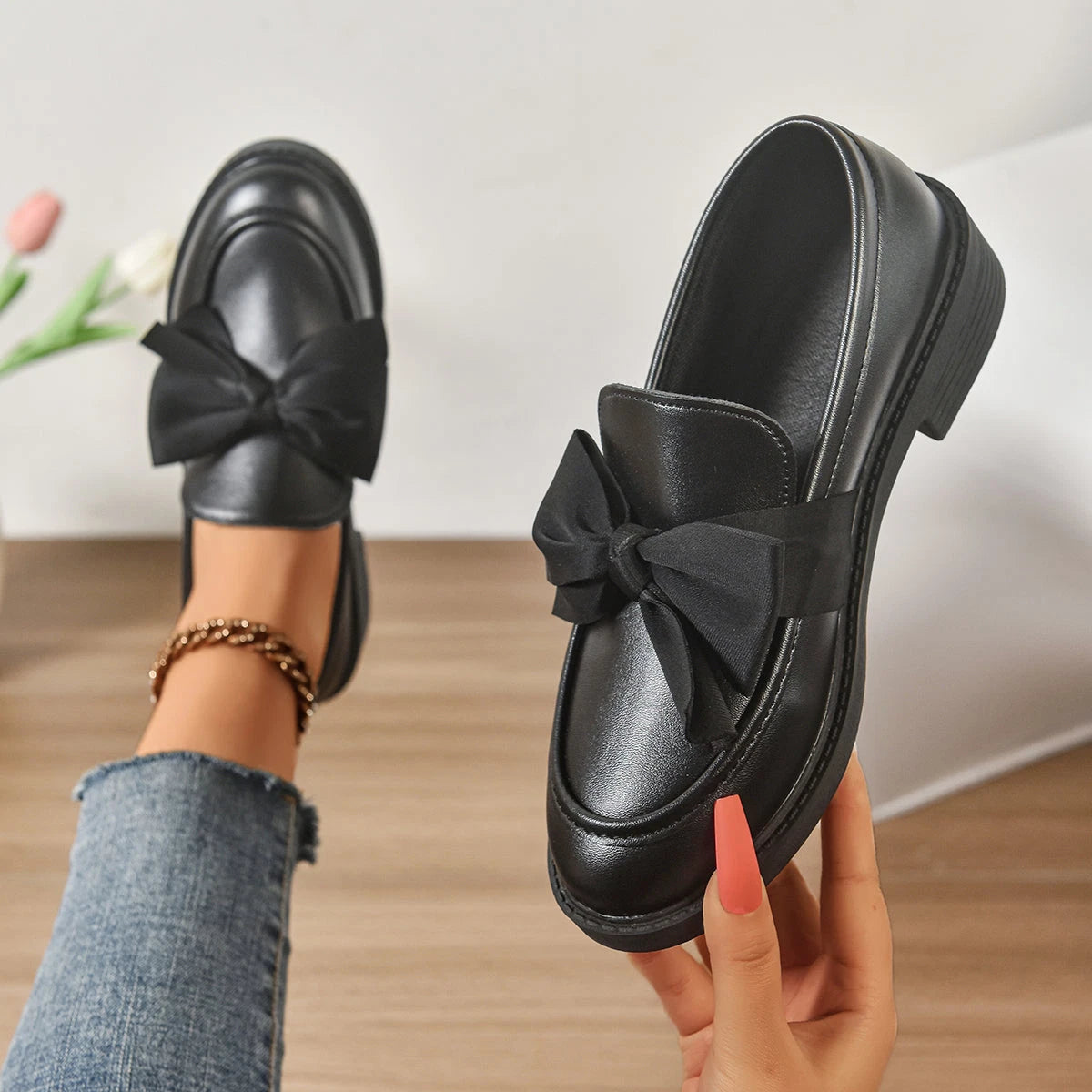 Alice Women's Loafers – Bow Detail Everyday Comfort — view 21