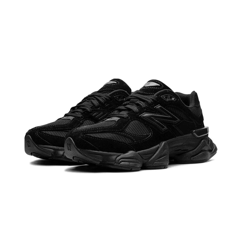 9060 Casual Sneakers – Triple Black Cushioned Comfort — view 2