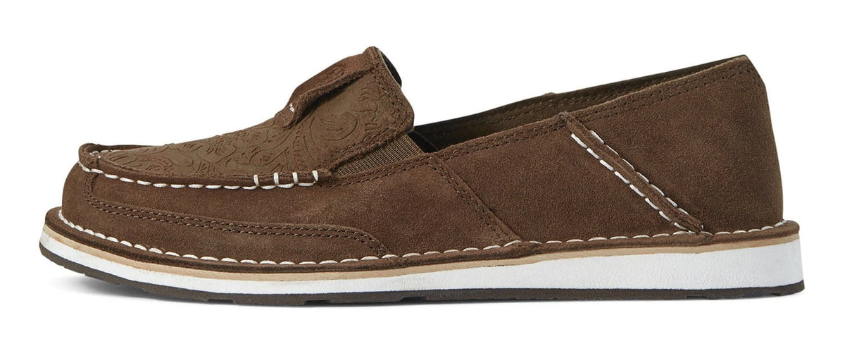 Women's Slip-On Shoes – Leather Stretch Casual Comfort — view 25