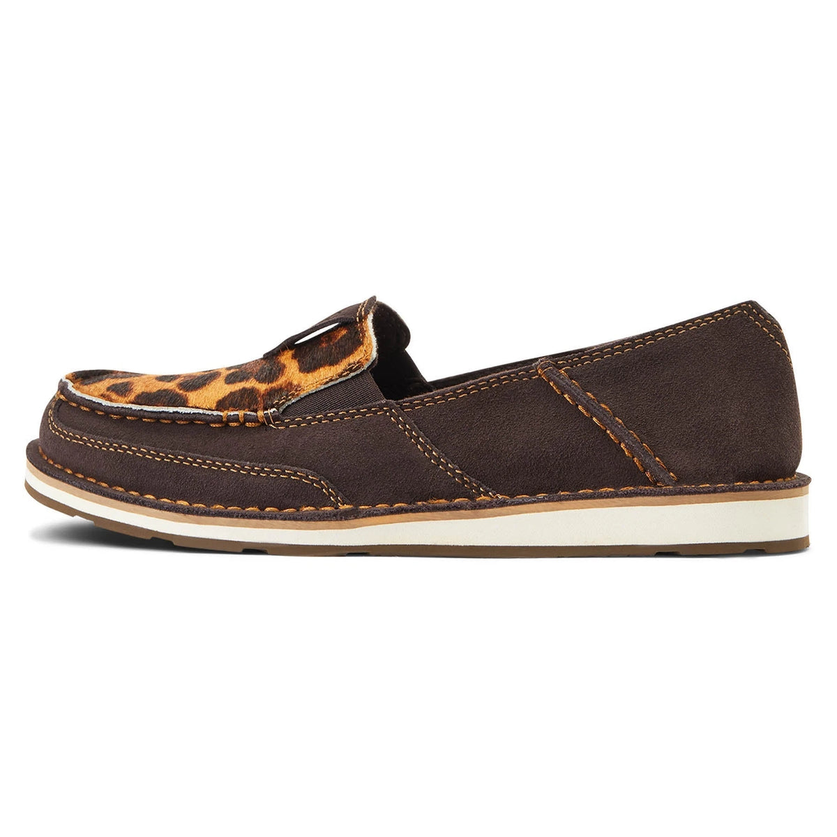 Women's Slip-On Shoes – Leather Stretch Casual Comfort — view 31