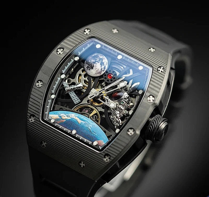Skeleton Automatic Watch – Carbon Fiber Case Edition — view 3