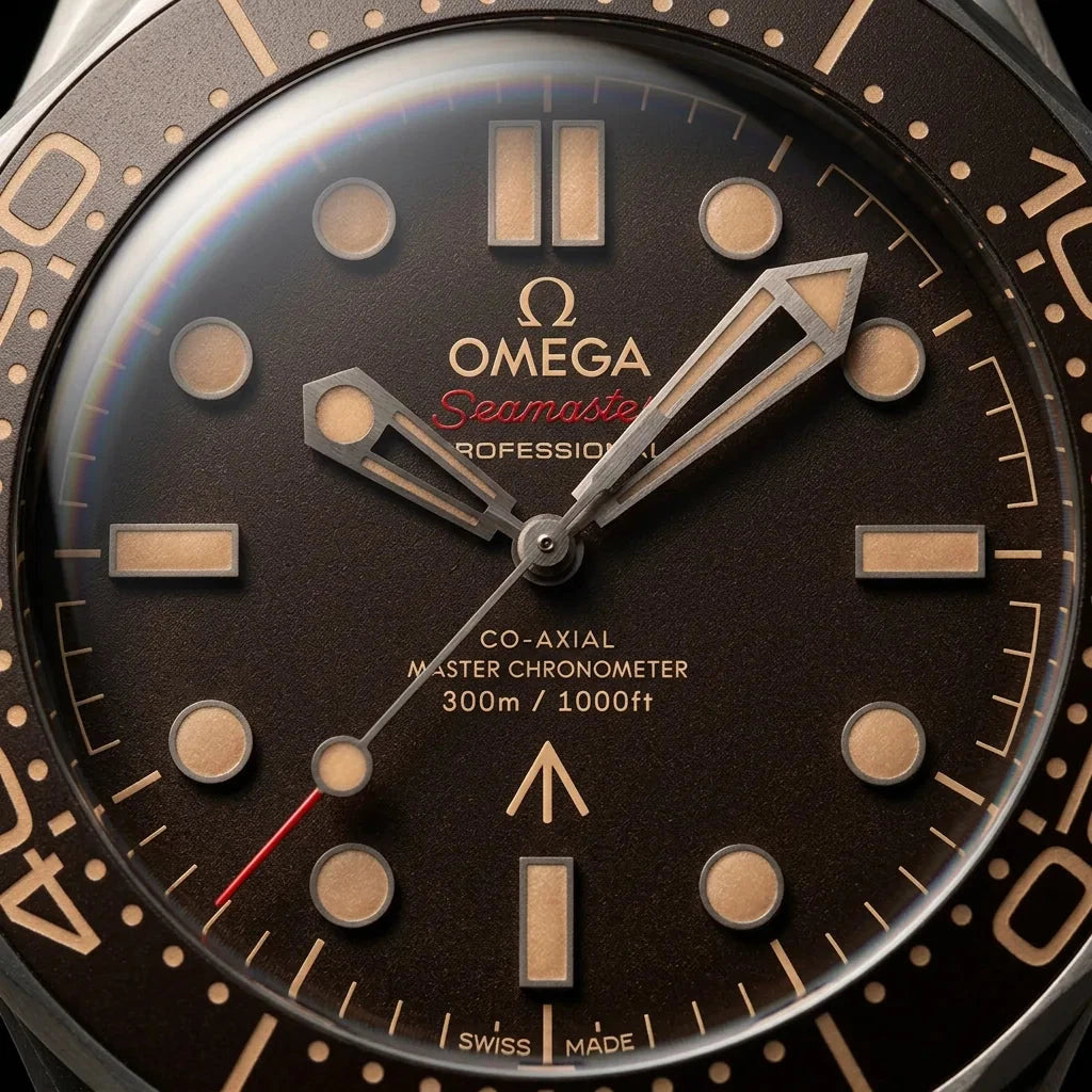 Military Diver Watch 42mm – Automatic Brown Dial Mesh Bracelet — view 3