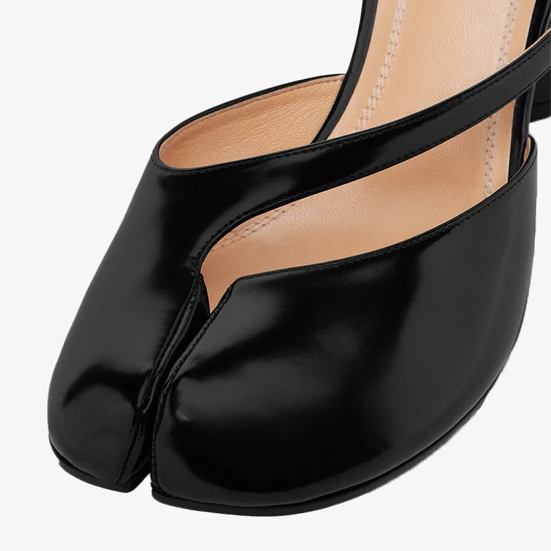 Women's Split-toe Sandals – Brushed Leather Adjustable Fit — view 4