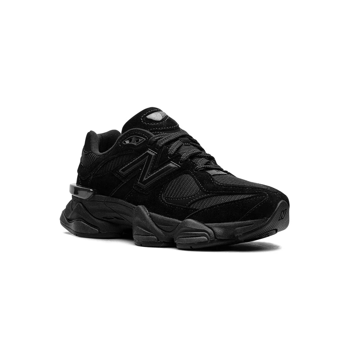 9060 Casual Sneakers – Triple Black Cushioned Comfort — view 4
