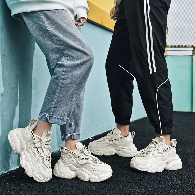 Men's Chunky Casual Sneakers – Breathable Mesh, Odor Control — view 8