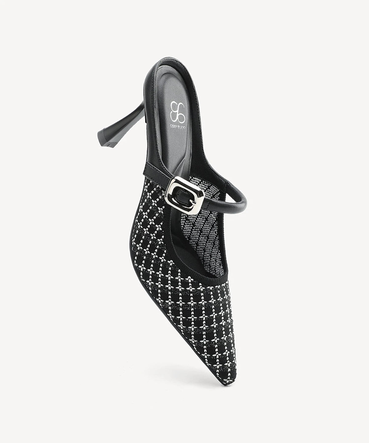 Pointed Toe Women's Heeled Mules – Stiletto Heel Style — view 64