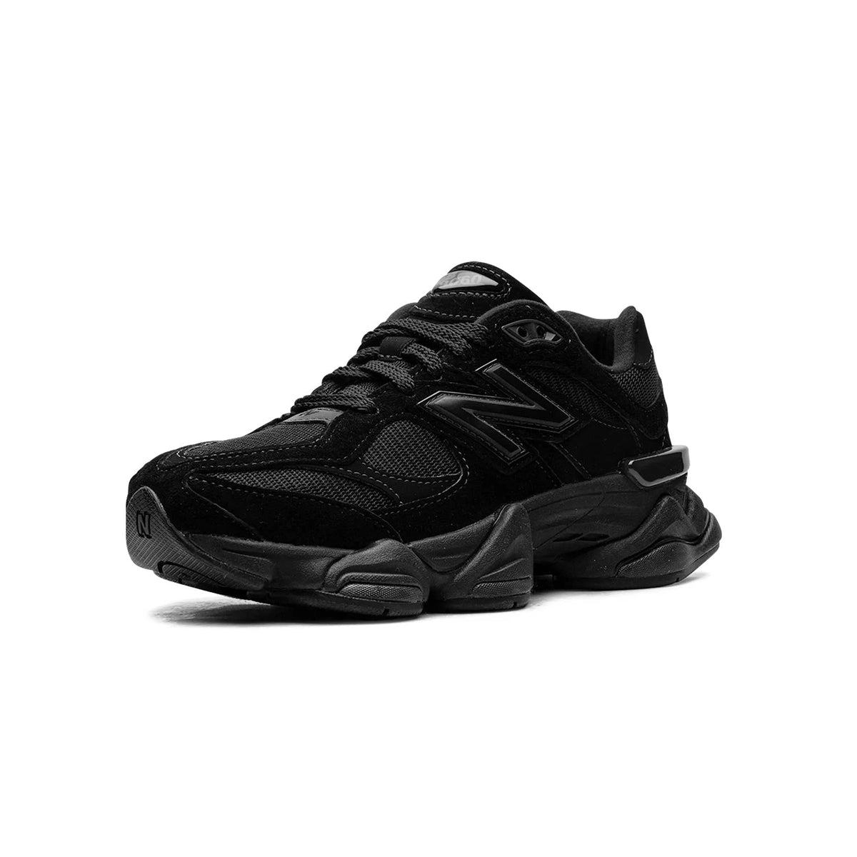 9060 Casual Sneakers – Triple Black Cushioned Comfort — view 6