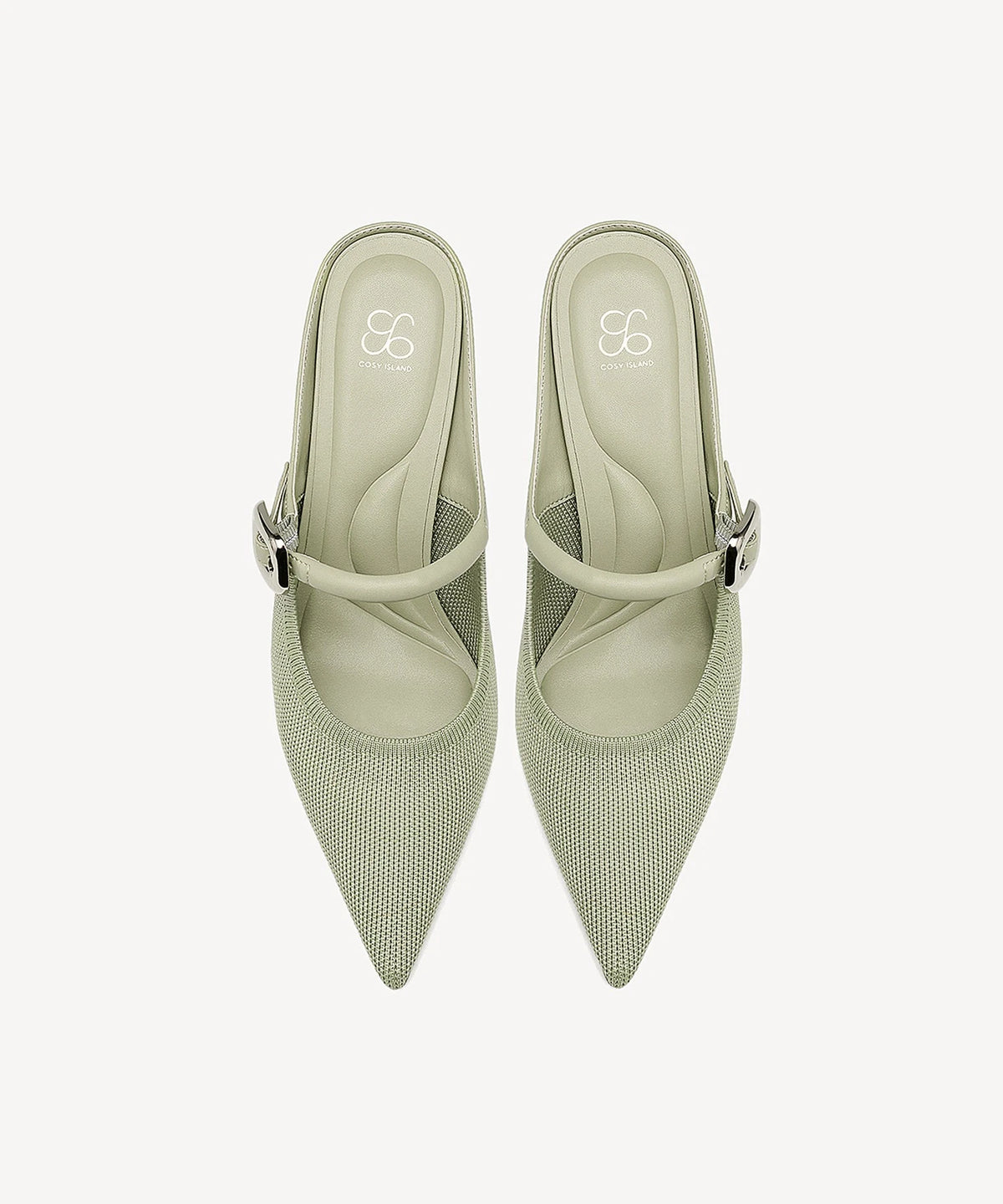 Pointed Toe Women's Heeled Mules – Stiletto Heel Style — view 116
