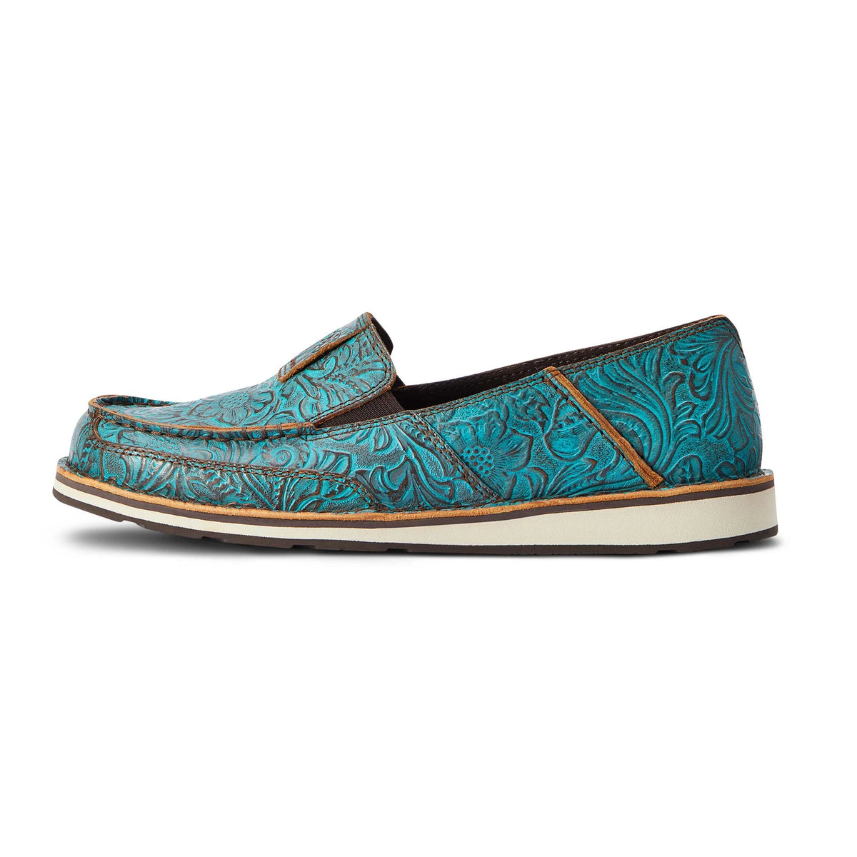 Women's Slip-On Shoes – Leather Stretch Casual Comfort — view 13