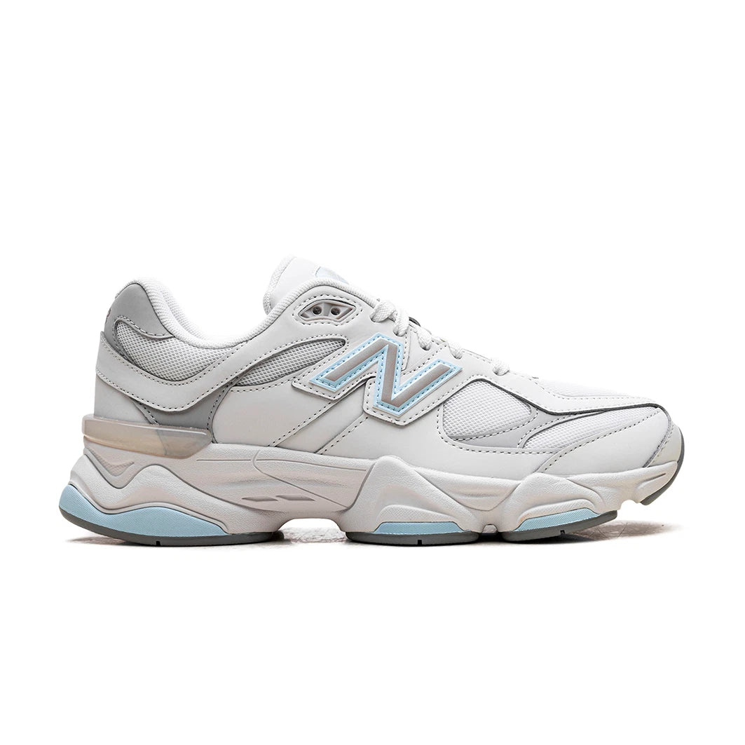 9060 Kids' Sneakers – Blue Gray Suede Mesh Style