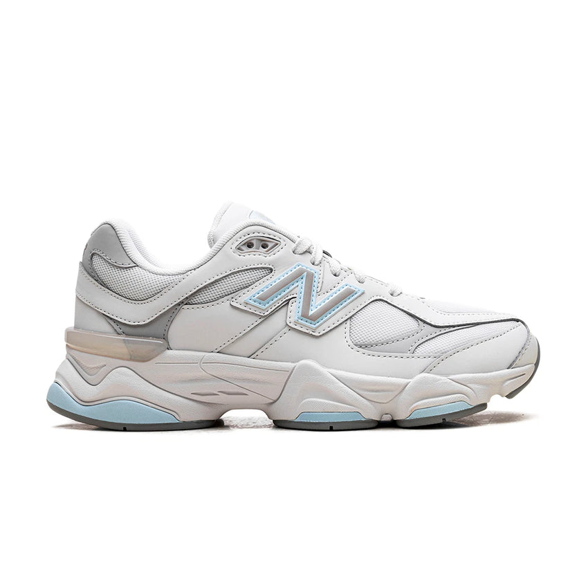 9060 Kids' Sneakers – Blue Gray Suede Mesh Style