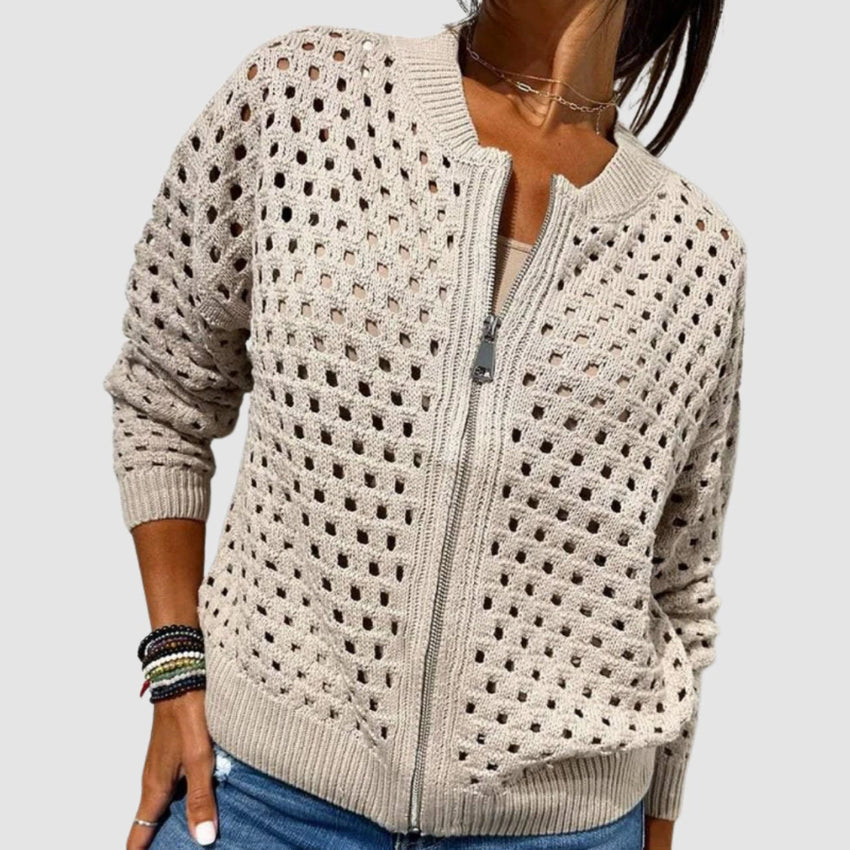 Constance Women's Knitted Cardigan – Lightweight Soft Layer