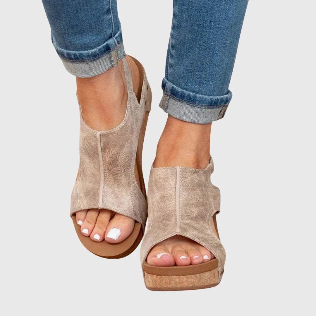 Adela Everyday Orthopedic Sandals – Cushioned Buckle Fit
