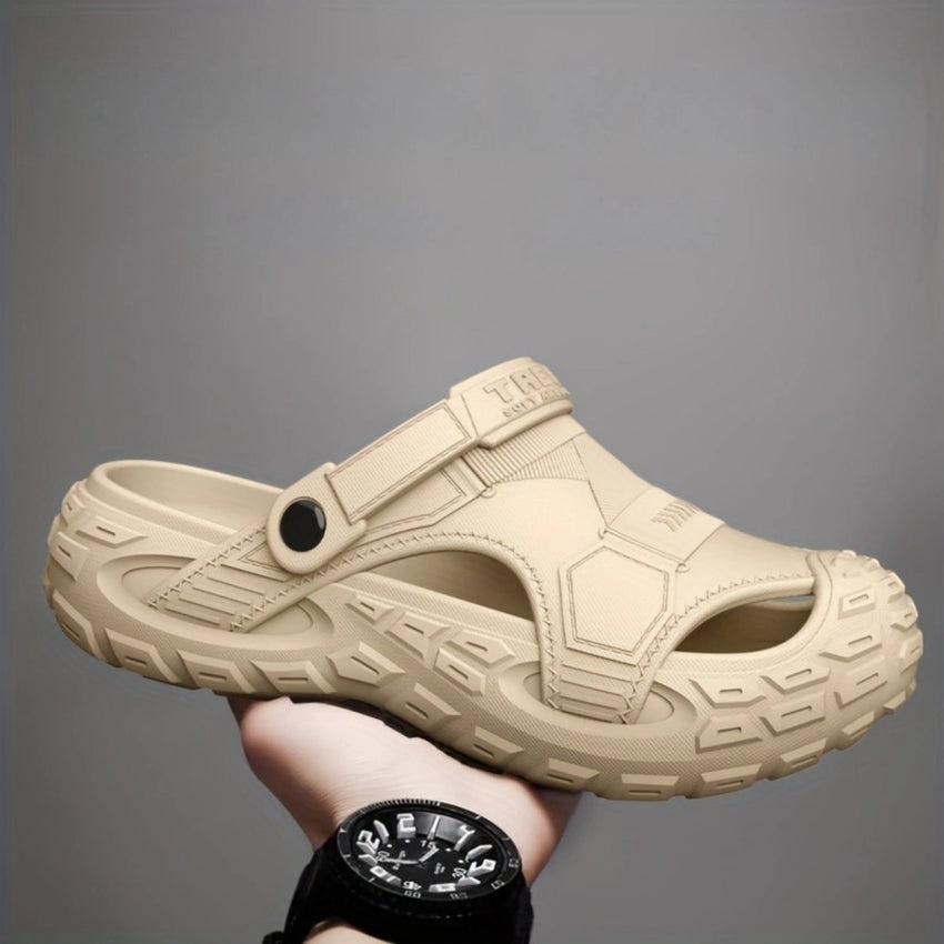 Tactical Sandals – Adjustable Straps Secure Fit — Beige