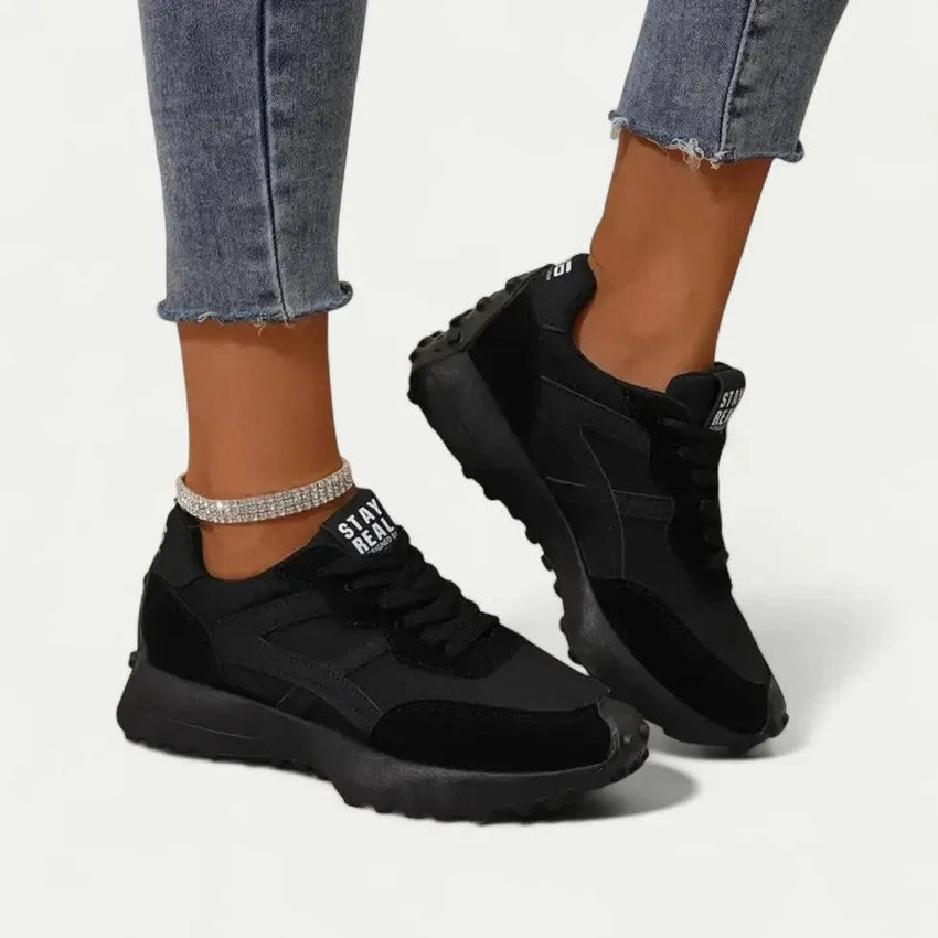 Women's Sneakers – Lightweight Cushioned Everyday Shoes — Black