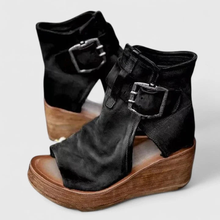Carmina Women's Comfort Boots – Bold Design, All-Day Support — Black