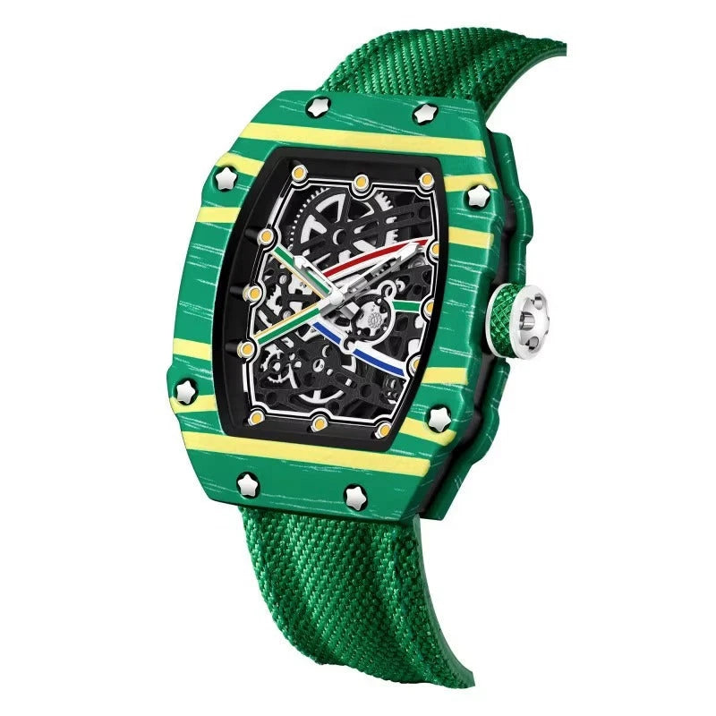 Overtake Watch – Bold Wrist Presence for Everyday Wear — All green