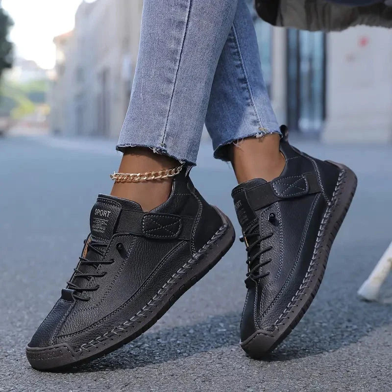 Everyday Comfort Support Sneakers – Cushioned Fit — Black