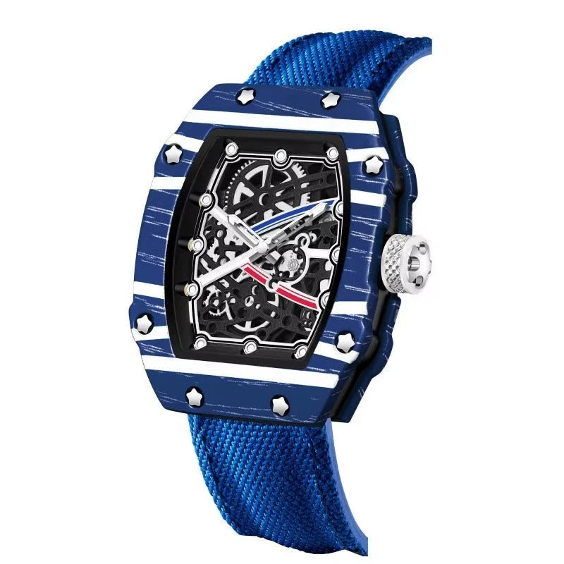 Overtake Watch – Bold Wrist Presence for Everyday Wear — All blue