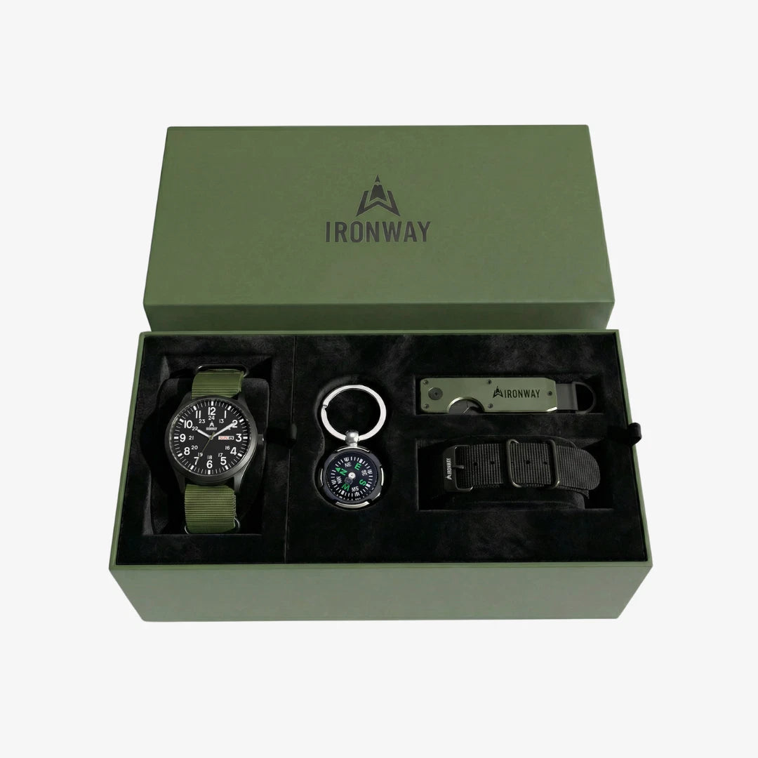 Field Watch 41 Outdoor Watch – Quartz Reliability — Mission Pack