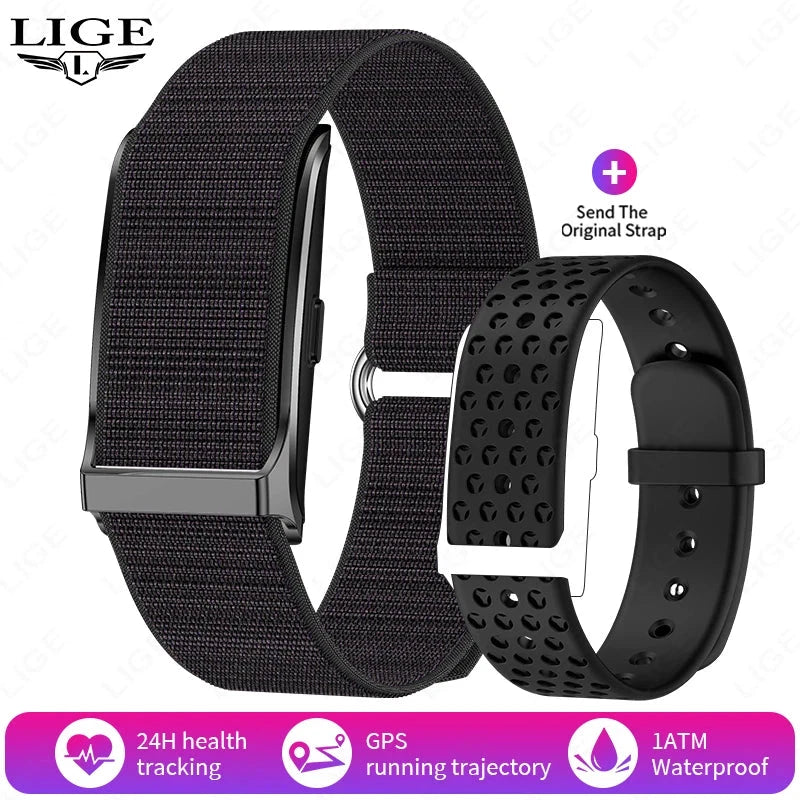 Adults' Smart Watch – 20-Day Battery Life and Activity Tracking — black