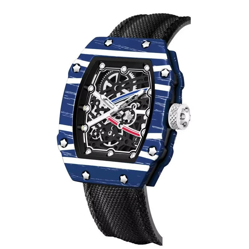 Overtake Watch – Bold Wrist Presence for Everyday Wear — blue/black