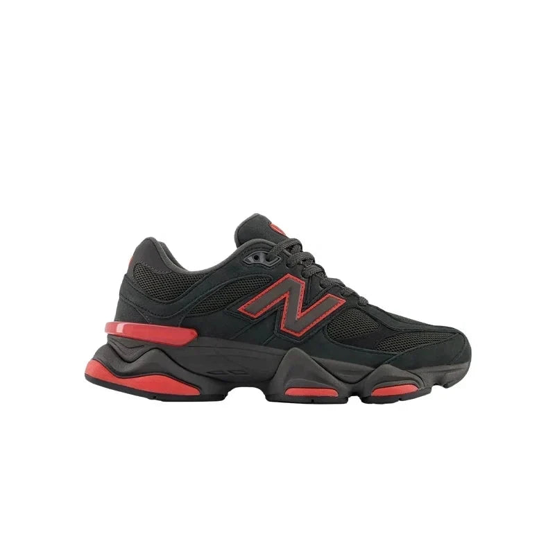 9060 Sneakers – Cushioned Sculpted Everyday Design — 9060 BlackRed