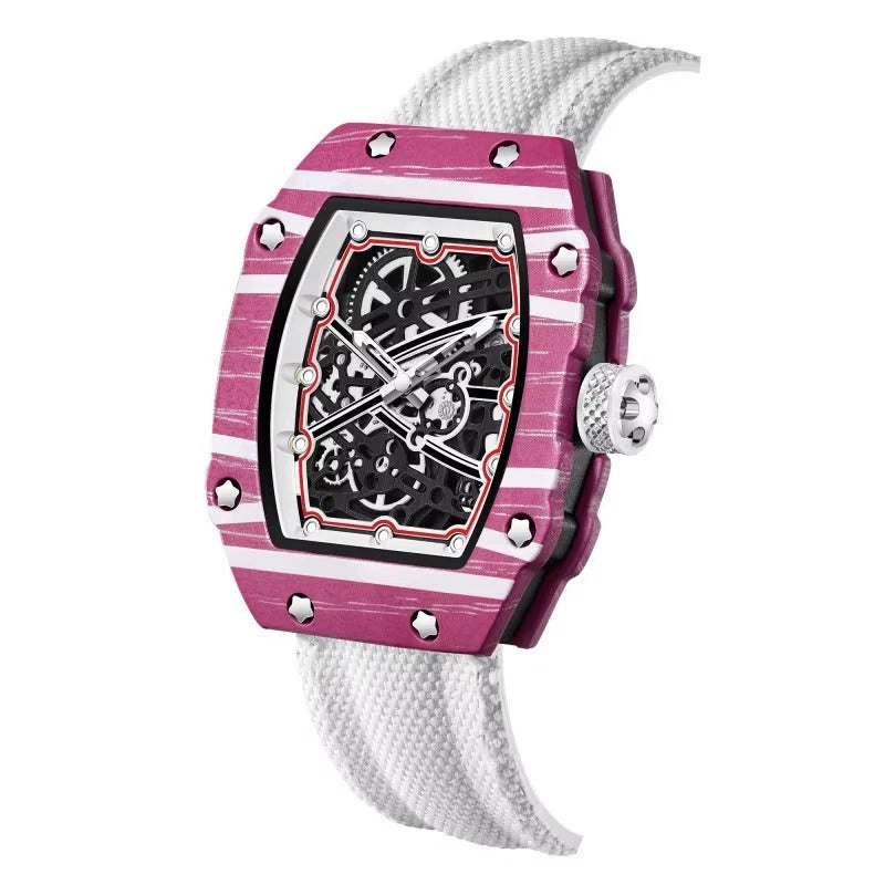 Overtake Watch – Bold Wrist Presence for Everyday Wear — purple/white